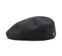 Sterkowski Rusty | 100% Wool Flat Cap for Men and Women | Newsboy Driving Gatsby Ivy Irish Scally Cabbie Peaky Scully Paperboy Winter Duckbill 6 Panel Cabby Newspaper Cab Driver Anthracite 58 cm