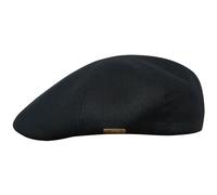 Sterkowski Rusty Cap | 100% Linen Flat Cap for Men and Women | Summer Flat Cap for Men Golf Cap English Summer Duckbill Caps for Men Irish Spring Flat Peak Cap Boys Sun Hat UK 7 3/8 Black