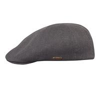Sterkowski Rusty Cap | 100% Linen Flat Cap for Men and Women | Summer Flat Cap for Men Golf Cap English Summer Duckbill Caps for Men Irish Spring Flat Peak Cap Boys Sun Hat UK 6 3/4 Medium Gray