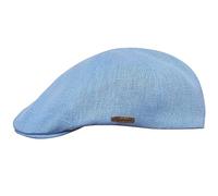 Sterkowski Rusty Cap | 100% Linen Flat for Men and Women Summer Golf English Duckbill Caps Irish Spring Peak Boys Sun Hat UK 6 3/4 Light Blue