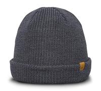 Sterkowski Salty Dog | 100% Merino Knitted Beanie Cap | Beanie Hat Floppy Beanie Hat Bobble Hats Men Brass Monkeys Merino Wool Camouflage Beanie Hat Camo Beanie Hat Hiking Cap Tactical Grey