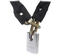 Sterling 100SSP 1.0mtr 50mm Solid Steel Closed Shackle Padlock Set, 10mm x 1.0m Gold Sold Secure Chain