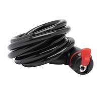 Sterling 10mm 1.8M Keyed Coiling Security Cable Lock with Frame Mount