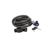 Sterling 152K Braided Steel Locking Cable, Black, 15 mm x 1.8 m