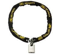Sterling 156SSP Hardened Chain and Hardened Steel Padlock, Black, 10mm x 1.5m Gold Sold Secure Chain & Padlock