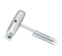 Burg Wachter Spring Loaded Adjustable Auto Closing Door Closer - Home & Commercial - Satin Chrome