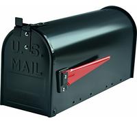 Sterling MB22BK US Aluminium Mailbox - Black, Large