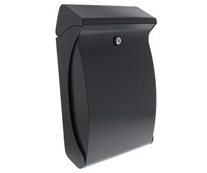 Sterling Burg-Wachter Swing Wall Mounted Plastic Post Box Lift Lid - Anthracite