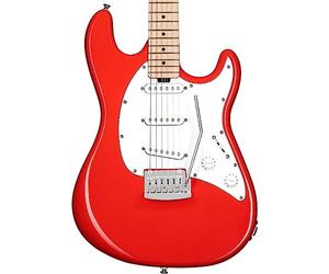 Sterling by Music Man 6 String Solid-Body Electric Guitar, Right, Fiesta Red (CT30SSS-FRD-M1)