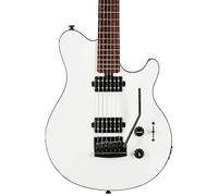 Sterling by Music Man Axis AX3S Electric Guitar in White with Black Body Binding
