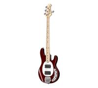 Sterling by Music Man Sub Stringray 4 HH Candy Apple Red Mn Bass Guitar