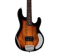 Sterling By Musicman StingRay RAY34 Spalted Maple 3 Tons Sunburst - 4 String Bass
