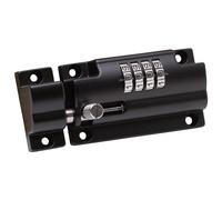 Sterling CLB110BK 110mm 4 Unique Combination Locking Bolt-Black-with Anti-Tamper Security Fixing Screws, 110 mm