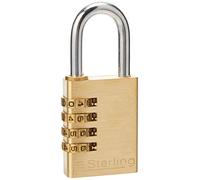 Sterling CPL140 Combination Padlock, Brass, 40mm