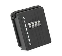 Sterling Key Storage Box KeyMinder 1 - Combination Lock, Zinc, Black (Small)