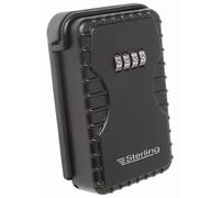 Sterling Key Minder KM3 – 3-Key Combination Locking Secure Key Storage – Black