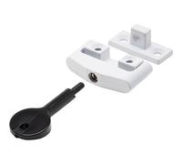 Sterling LWL101 Hinged Wooden Window Lock, White, 75 x 23 x 14 mm