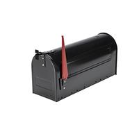 Sterling MB22BK US Aluminium Mailbox - Black, Large