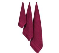 Sterling Mill 600 GSM Turkish Cotton 3-Piece Towel Set - Berry Red
