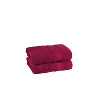 Sterling Mill 600 GSM Turkish Cotton Hand Towel 2-Pack - Berry Red | 600 GSM Turkish Ring-Spun Cotton | Ultra Soft, Highly Absorbent & Durable | Luxury Hotel Quality | Pack of 2 (50x90cm)