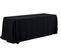 Sterling Mill Seamless Finish Polyester Rectangle Tablecloth for Dinner Banquets Engagement Parties Weddings