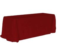 Sterling Mill Seamless Finish Polyester Rectangle Tablecloth for Dinner Banquets Engagement Parties Weddings