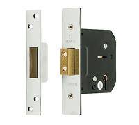 Sterling MLD530N 3-inch/76mm 5-Lever Deadlock, Chrome