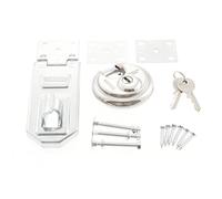 Sterling Heavy Security Disc Padlock & 120mm Disc Padlock Specific Hasp & Staple