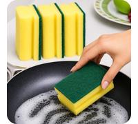 STERLING PRODUCTS Hand Grip Sponge Scourers 10 Pack - Heavy Duty Washing Up Sponges for Pots, Pans, Dishes & Kitchen Cleaning