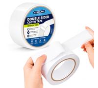 STERLING PRODUCTS Heavy Duty Double Sided Tape, 48mm x 10m - Extra Strong Multi-Purpose Adhesive for Mounting, Carpets & DIY - Professional Grade