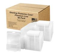 Sterling Protector Case Model 17403 Premium Line 60 Pack for Hot Wheels Premium Diecast, Fits Card Size 6.5 x 5.25 inches Durable Acid-Free Clear Storage Clamshell
