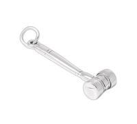 Sterling Silver 3D Gavel Charm