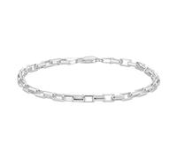Sterling Silver 4mm Belcher Chain Bracelet