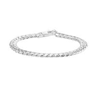 Sterling Silver 6.75mm Cuban Chain Bracelet