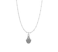 Sterling Silver (92.5% purity) God Baba Khatu Shyam Chain Pendant (Pendant with Ball/Beads Chain) for Men & Women Pure Silver for Good Health & Wealth Sliver -Clevio978-1