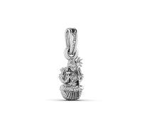 Sterling Silver (92.5% purity) Goddess Maa Lalitha Parameswari Chain Pendant (Pendant with Chain) for Men & Women Lord Maa Sahasranamam Tripura Sundari chain Locket (7182-AC-P)