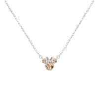 STERLING SILVER 925 MINNIE MOUSE JUNE BIRTHSTONE CRYSTAL NECKLACE