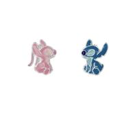 STERLING SILVER 925 STITCH & ANGEL STUDS