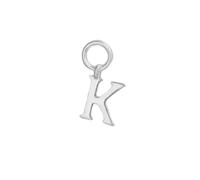 Sterling Silver A-Z Letter Alphabet Initial DIY Charm Pendant 10 x 8mm (K)