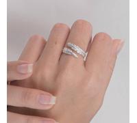 Sterling Silver Adjustable Feather Ring My Posh Shop Silver One Size