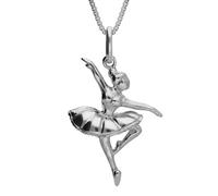 Sterling Silver Ballerina Passe Necklace - Option1 Value Silver CST-044