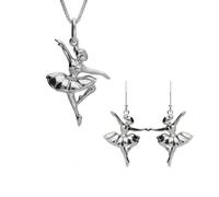 Sterling Silver Ballerina Passe Two Piece Set CST-122