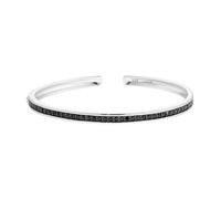 Sterling Silver Black Sapphire Bangle