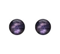 Sterling Silver Blue John 6mm Ball Stud Earrings 106206