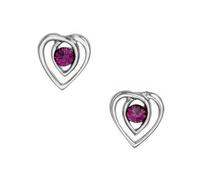 Sterling Silver Celtic Stud Earrings with Amethyst Gemstone - Intricate Knotwork Design | Symbol of Eternal Love, Wisdom & Protection | Gift Box Included