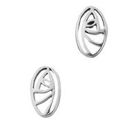 Sterling Silver Charles Rennie Mackintosh Glasgow Rose Stud Earrings - Art Nouveau Scottish Jewellery - 925 Silver Gift Box Included - Designer Inspired - Women’s Earrings