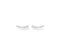 Sterling Silver Cubic Zirconia Stone Ear Climber