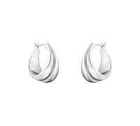 Sterling Silver Curve Earrings Medium
