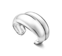 Sterling Silver Curve Medium Bangle Size Large