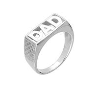 Sterling Silver Dad Ring Size O